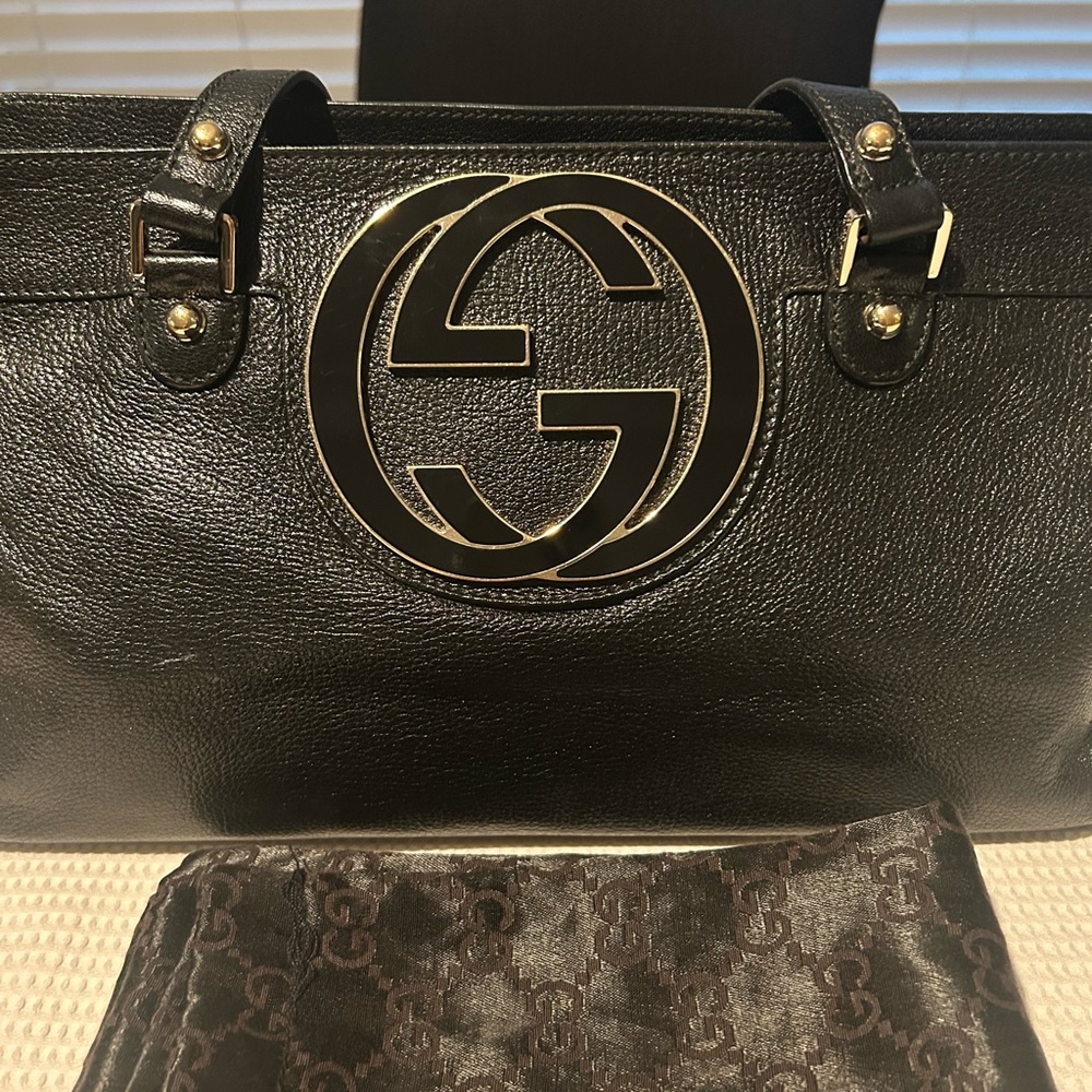 Gucci Black Leather Bag - Picture 9 of 11